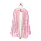 Deluxe Pink Princess Cape Medium Size 5 6 by Great Pretenders
