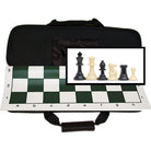 Deluxe Tournament Chess Set with Black Canvas Bag Triple Weight Pieces by WE Games 1