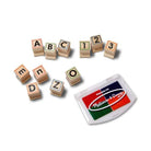 Deluxe Wooden Stamp Set ABCs 123s by Melissa Doug 1