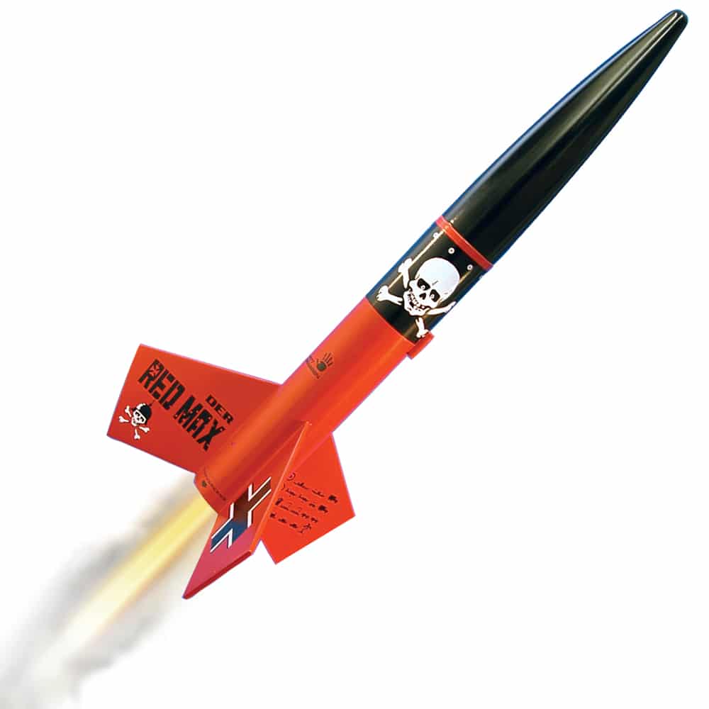 Der Red Max Intermediate Rocket by Estes 1