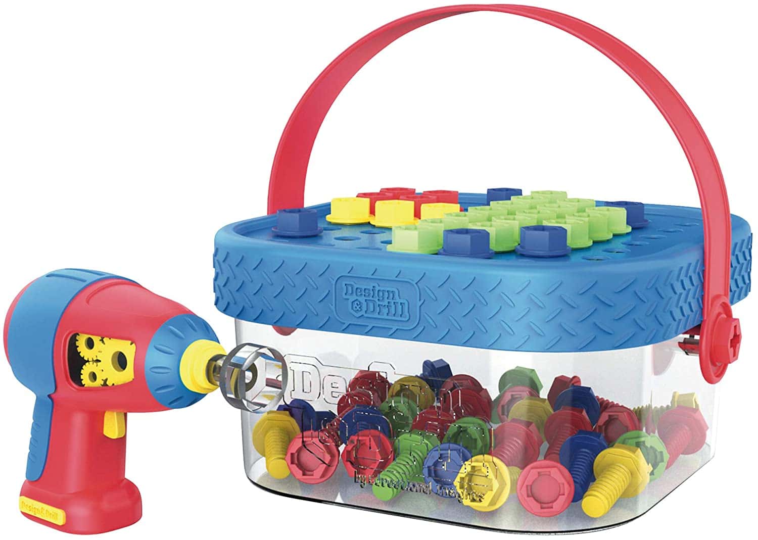 Design & Drill Bolt-It Bucket – A2Z Science & Toys