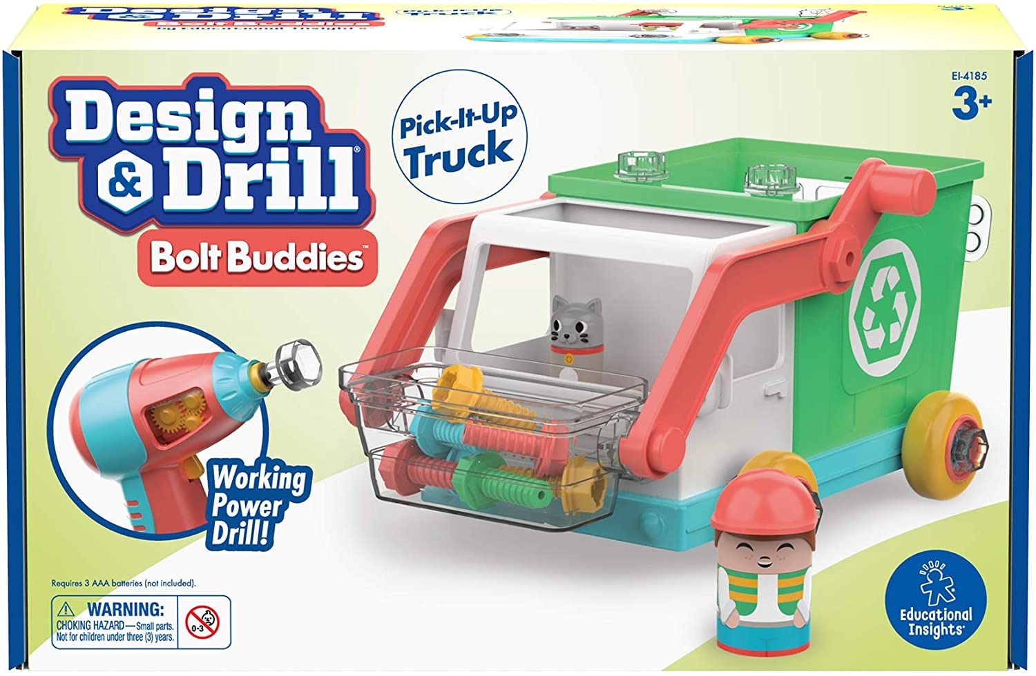 Design Drill Bolt Buddies Pick it Up Truck by Educational Insights 1