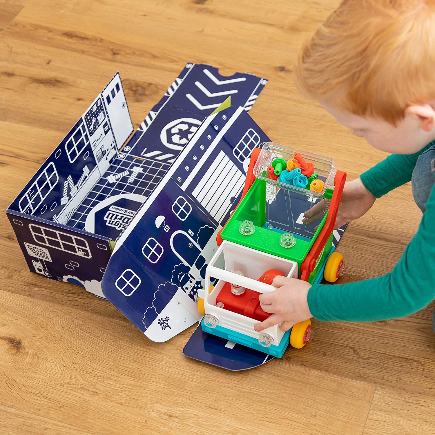 Design Drill Bolt Buddies Pick it Up Truck by Educational Insights 6