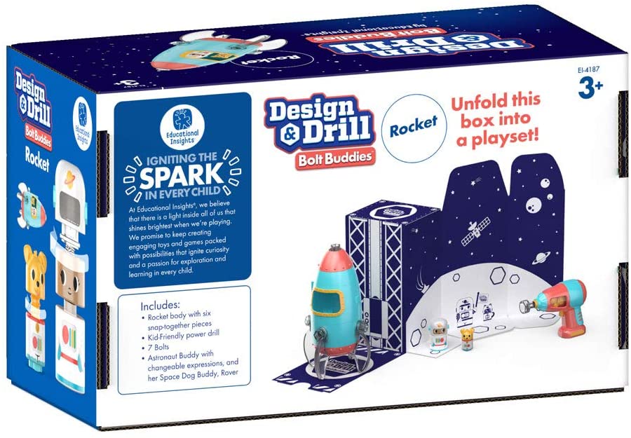 Design Drill Bolt Buddies Rocket by Educational Insights 2