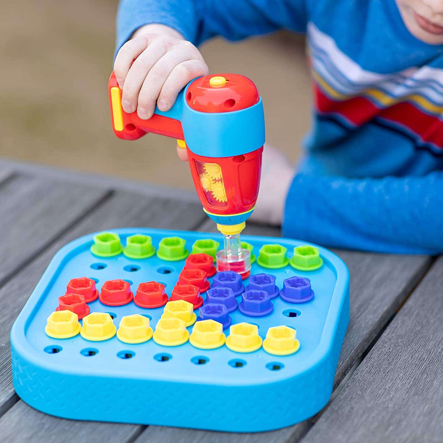 Design & Drill Bolt-It Bucket – A2Z Science & Toys
