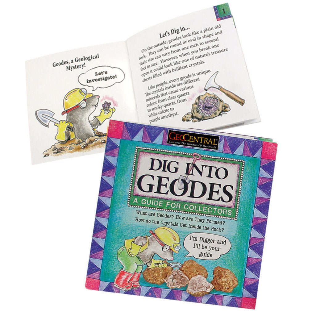Dig Into Geodes Book by GeoCentral