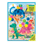 Dino Party Greeting Card Puzzle by Mudpuppy