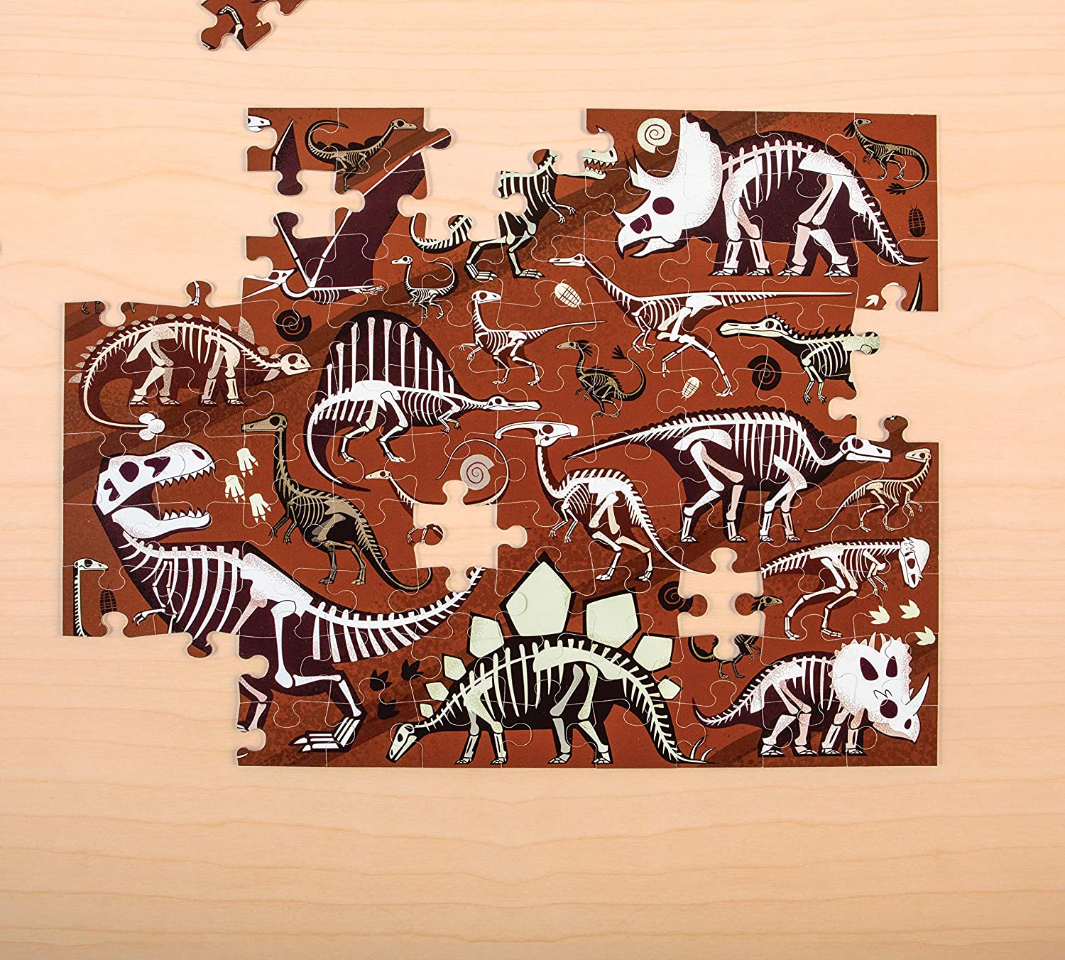 Dinosaur Dig Double Sided Puzzle by Mudpuppy 4