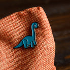 Dinosaur Enamel Pin Brachiosaurs by Heebie Jeebies 1
