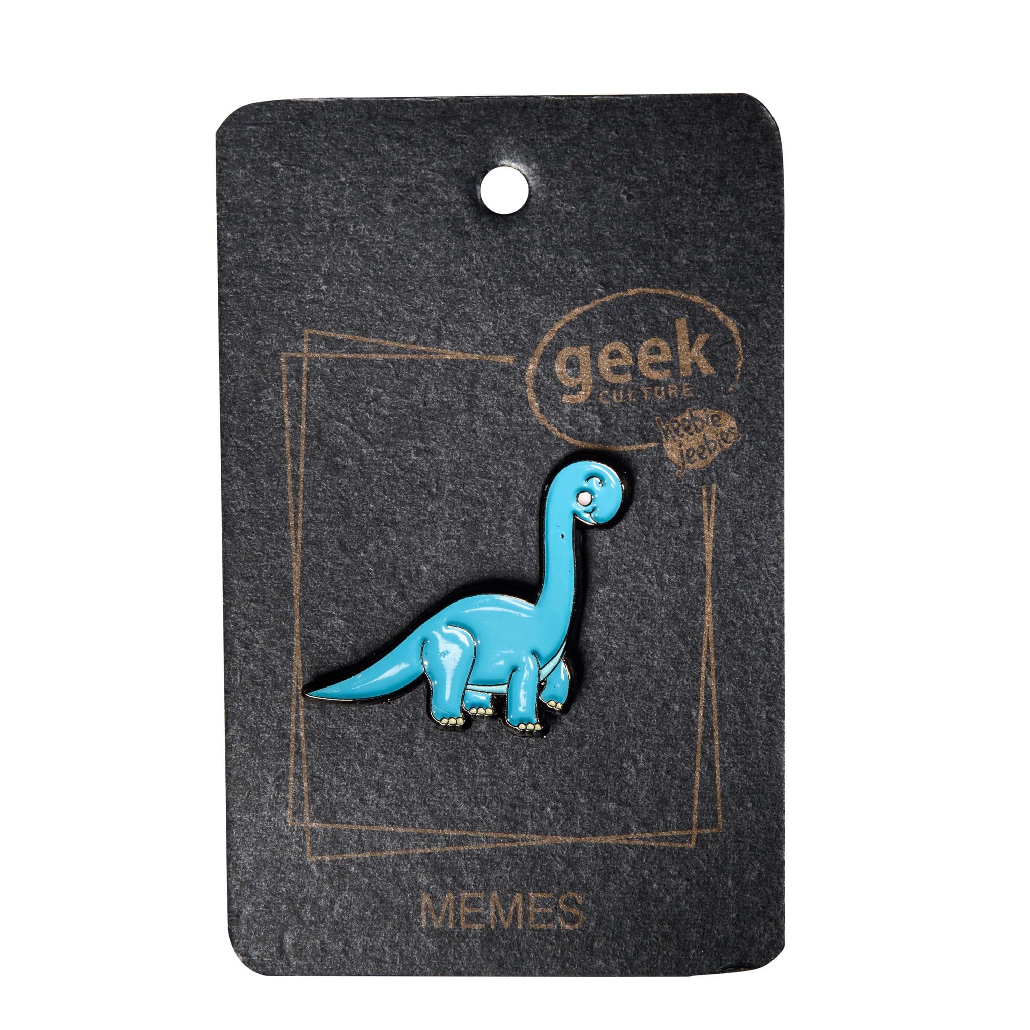 Dinosaur Enamel Pin Brachiosaurs by Heebie Jeebies