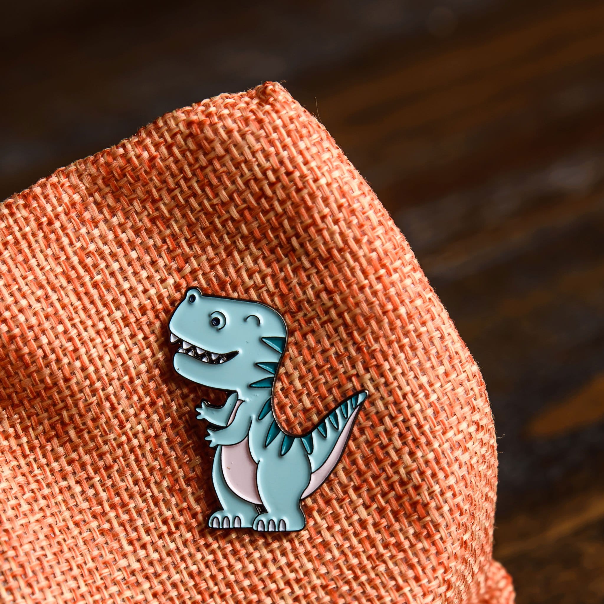 Dinosaur Enamel Pin Tyrannosaurs by Heebie Jeebies 1