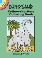 Dinosaur Follow the Dots Coloring Book by Dover Publications