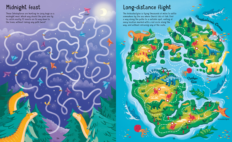 Dinosaur Mazes by Usborne 2