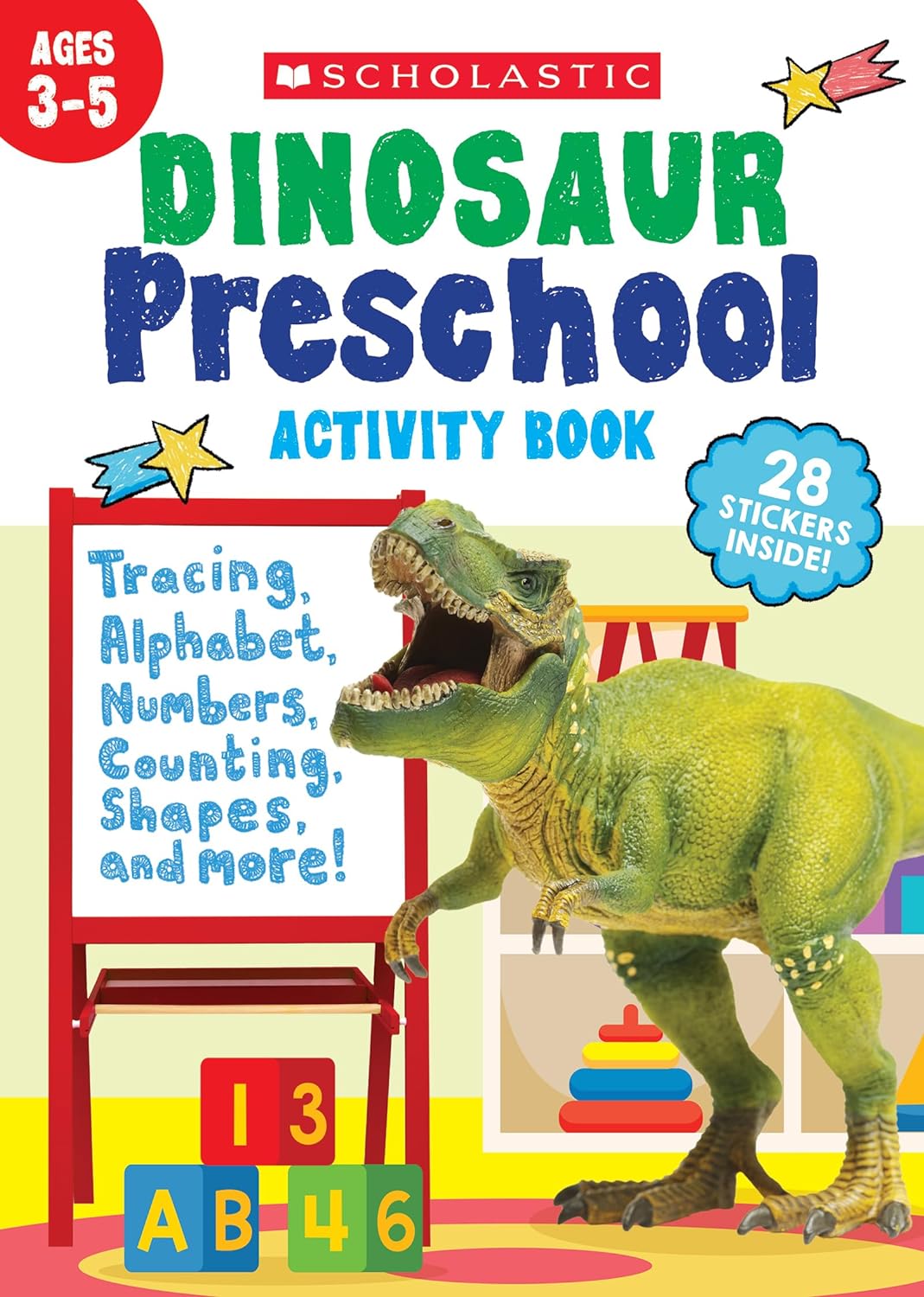 Dinosaur Preschool Activity Book-by-Scholastic