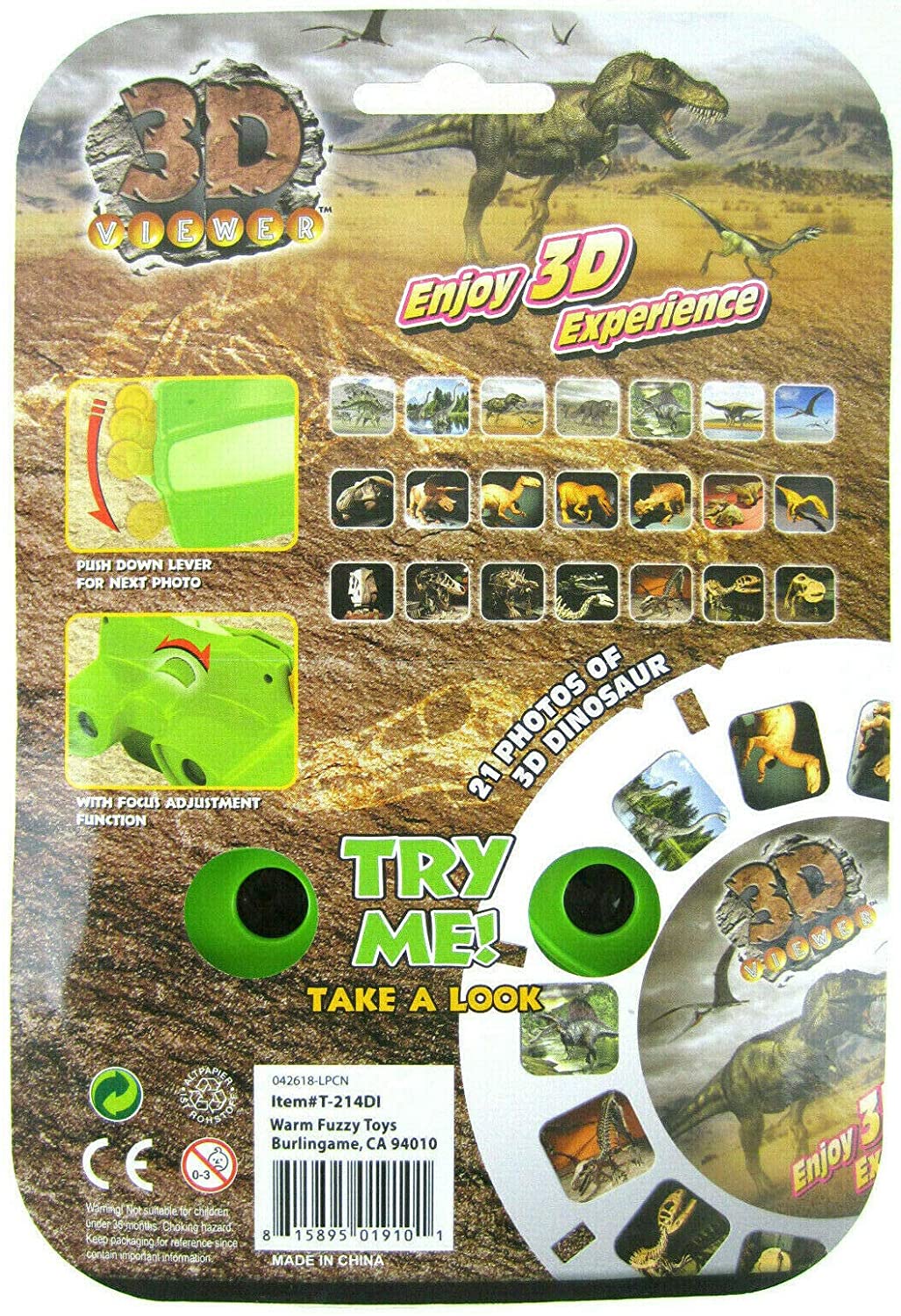 Dinosaur Viewmaster by Warm Fuzzy Toys 1