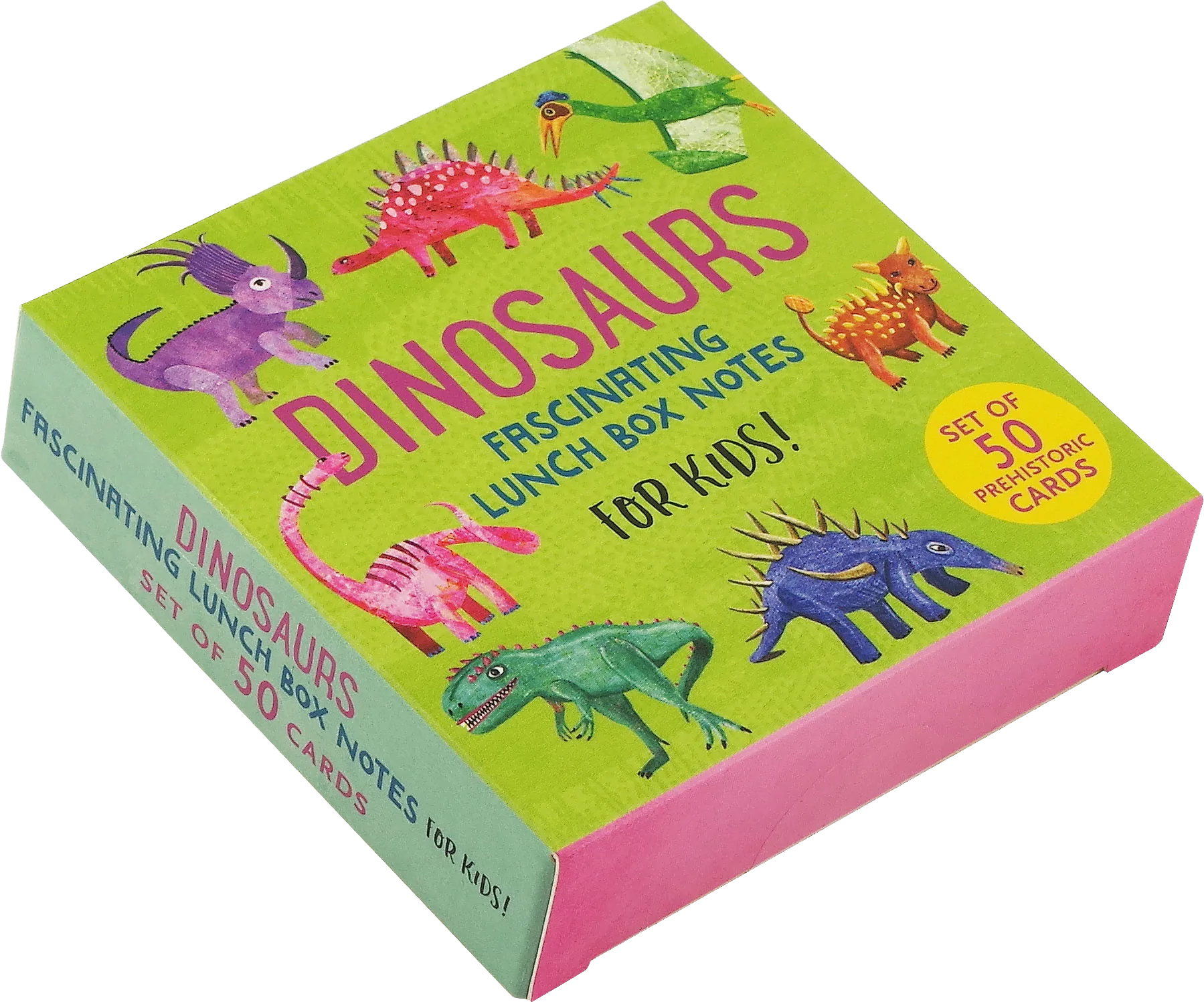 Dinosaurs Fascinating Lunch Box Notes for Kids Set of 50 Cards by Peter Pauper Press