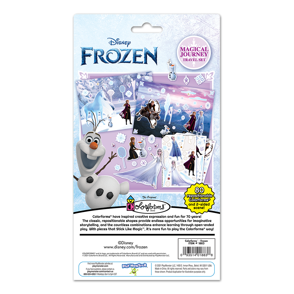 Disney Frozen Colorforms Travel Set by PlayMonster 1