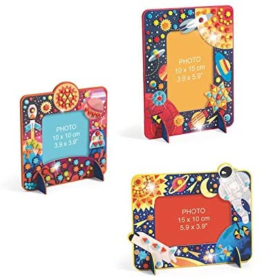 Djeco Space Mosaic Frames Craft Kit by Djeco 3