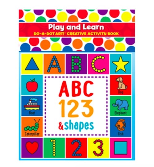 Do A Dot Art Activity Book ABC 123 Shapes by Do A Dot