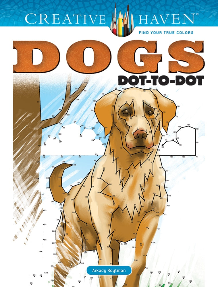 Dogs Dot to Dot Coloring Book by Dover Publications