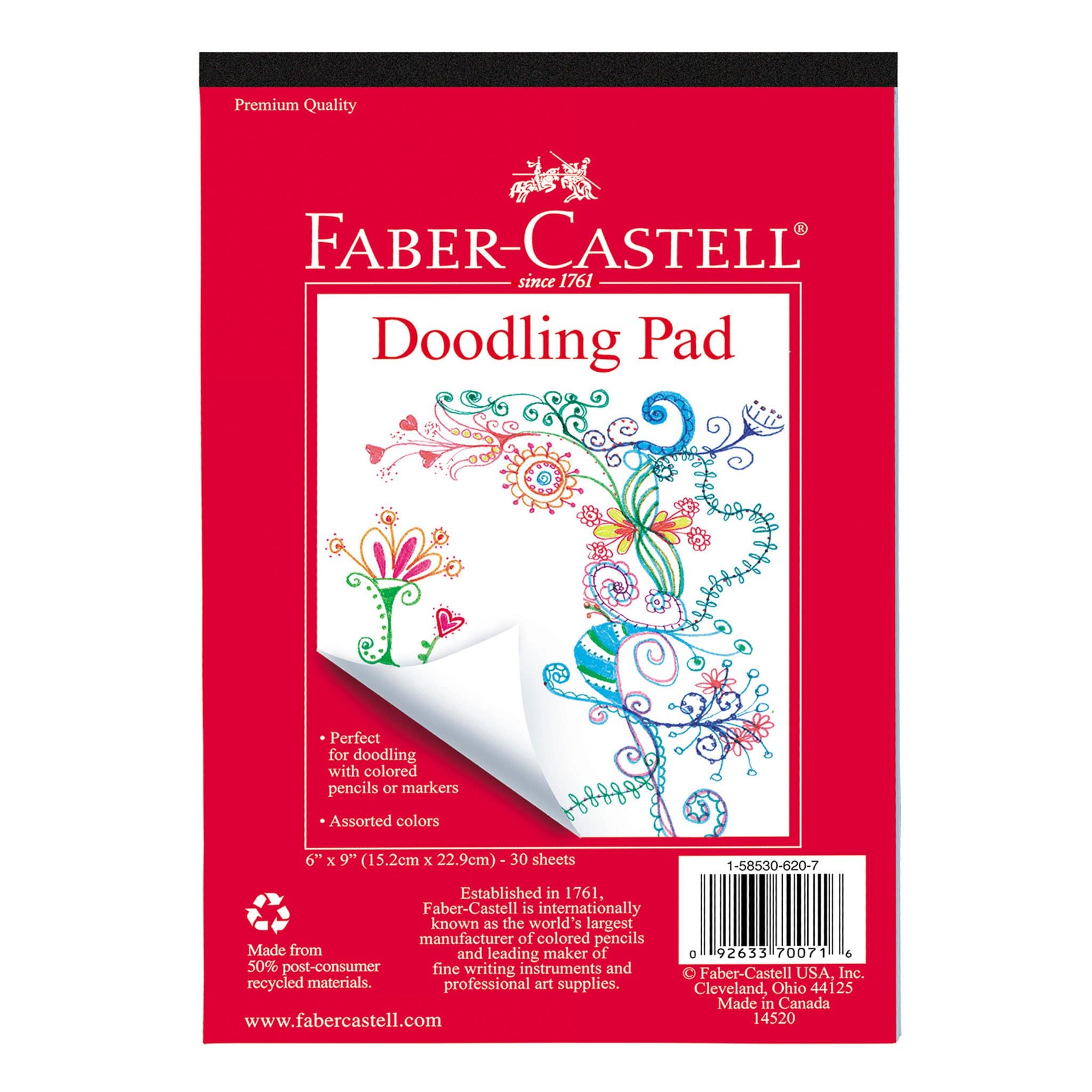 Doodling Pad 6x9 by Faber Castell