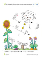 Dot to Dots Alphabet Activity Workbook by School Zone 3