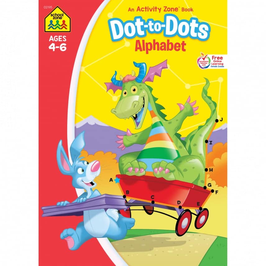 Dot-to-Dots Alphabet Activity Workbook – A2Z Science & Toys
