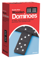 Double 9 Wooden Dominoes by Pressman
