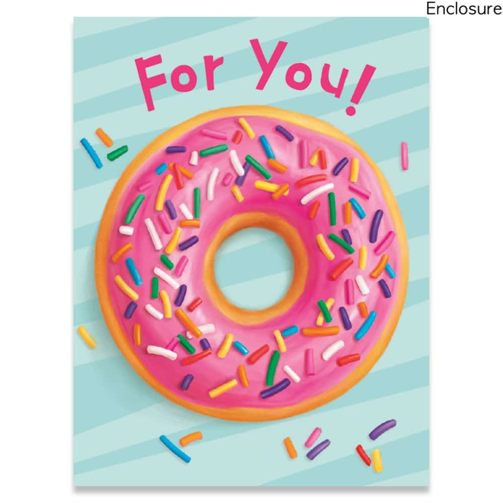 Doughnut Enclosure Card by Peaceable Kingdom