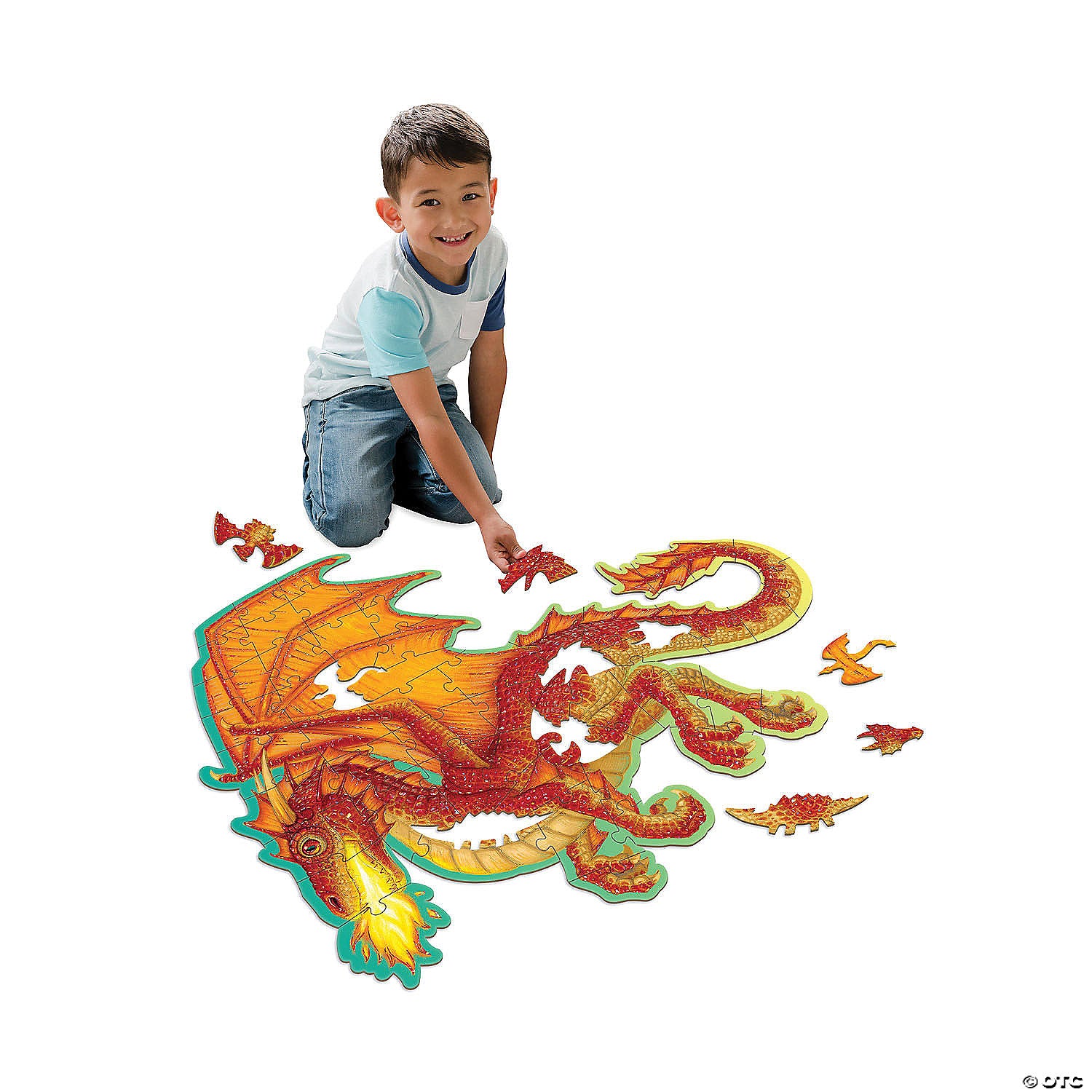 Dragon Floor Puzzle by Peaceable Kingdom 1