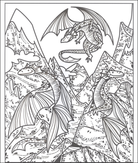 Dragons Magic Painting Book by Usborne 1