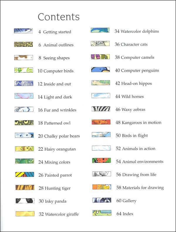 Drawing Animals by Usborne 1