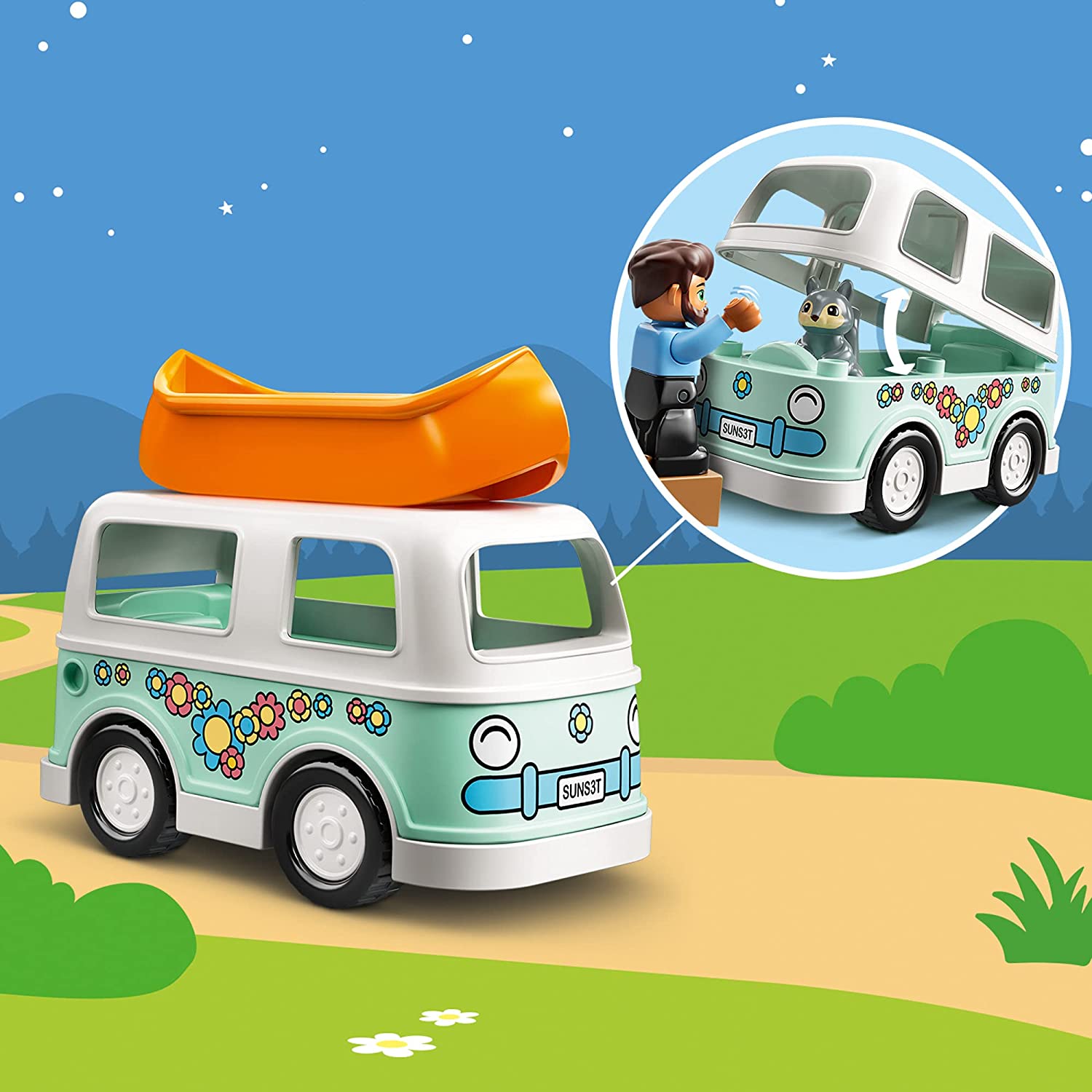 Duplo Town Family Camping Van Adventure by Lego 3
