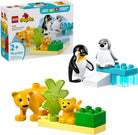 Duplo Town Wild Animal Families Penguins & Lions-by-Lego