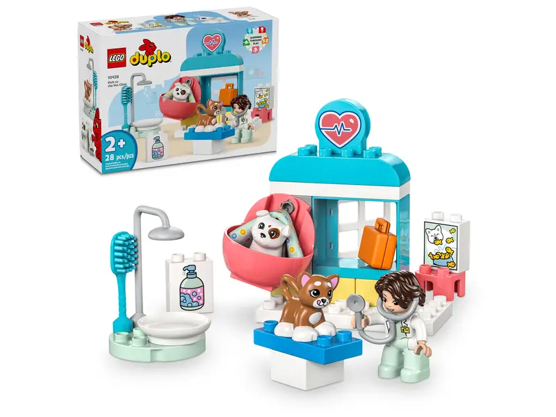 Duplo Visit to the Vet Clinic-by-Lego