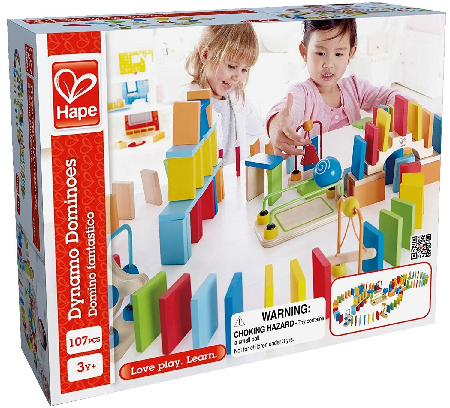 Dynamo Wooden Domino Set by Hape