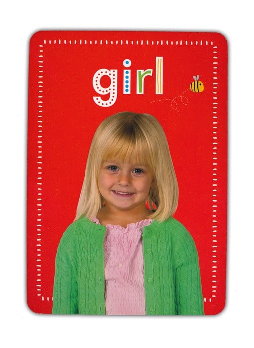 Early Learners Flashcards 50 First Words by Scholastic 4