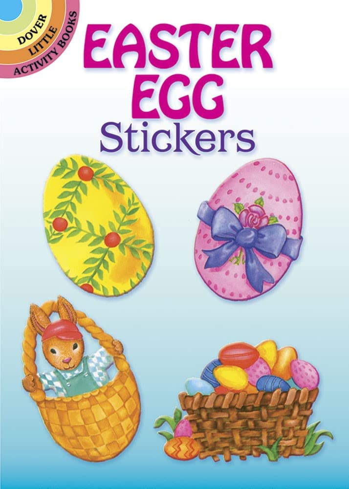 Easter Egg Stickers-by-Dover Publications