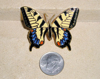 Eastern Tiger Swallowtail Pin by WM Spear Designs