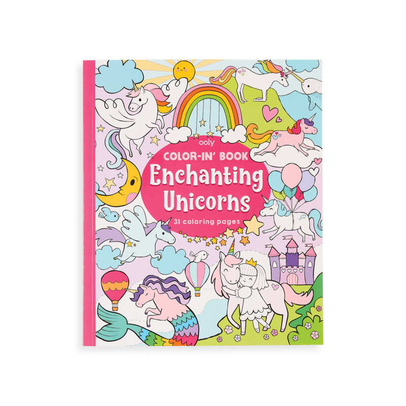Enchanting Unicorns Color in’ Book by ooly