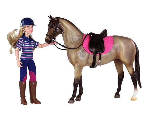 English Horse and Rider by Breyer