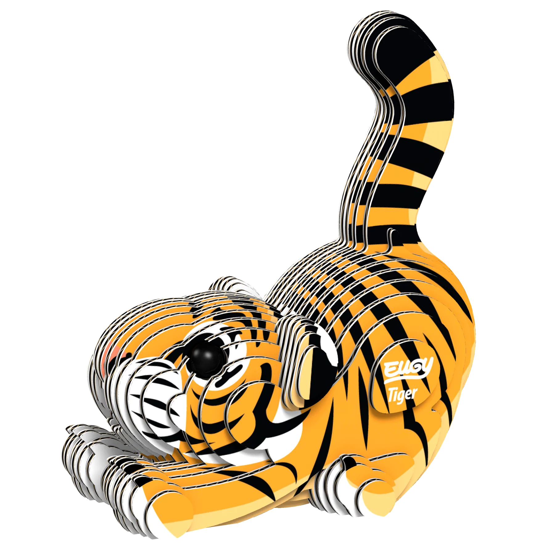 Eugy 3D Card Model Tiger by Geotoys 1