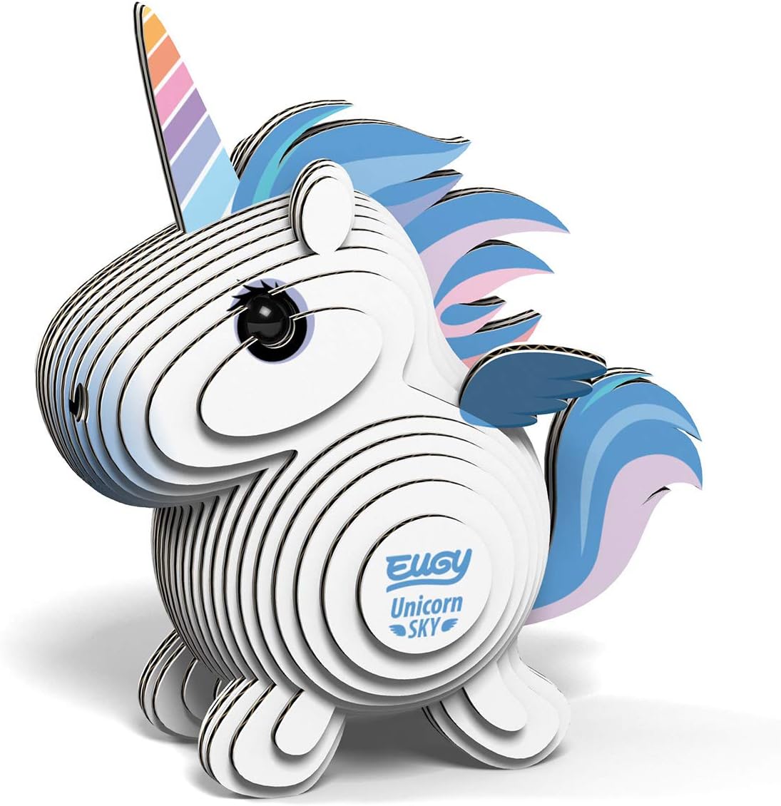 Eugy 3D Cardboard Model Sky Unicorn-by-Geotoys