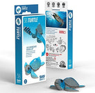 Eugy 3D Cardboard Model Turtle by Geotoys 1