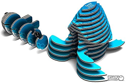 Eugy 3D Cardboard Model Turtle by Geotoys 2