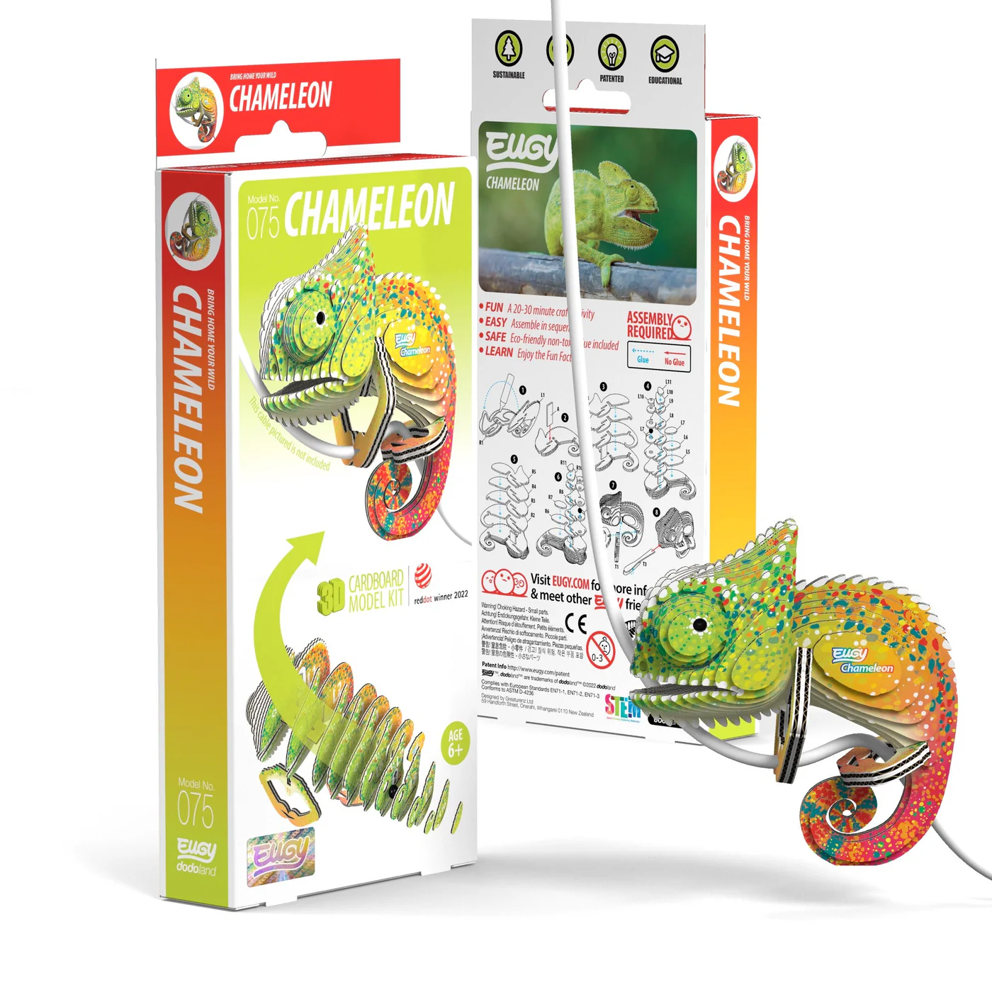 Eugy Chameleon 3D Model-by-Safari