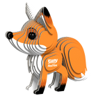Eugy Red Fox 3D Cardboard Model by Geotoys