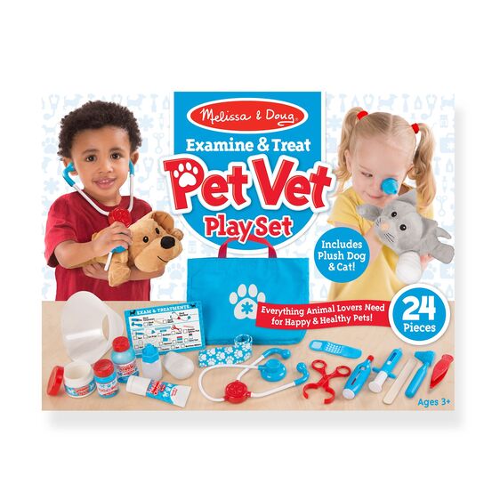 Examine Treat Pet Vet Play Set by Melissa Doug