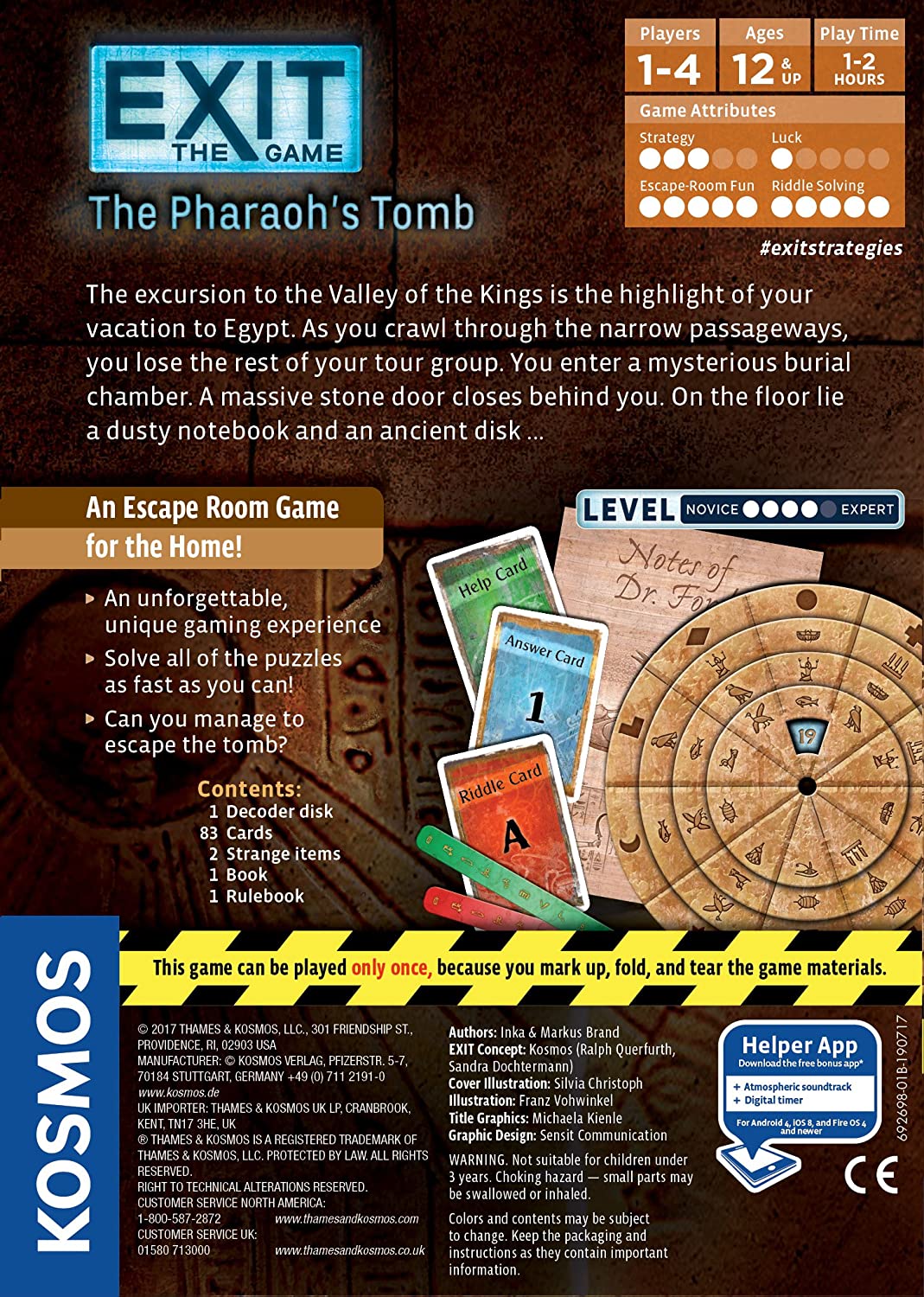 Exit The Pharaohs Tomb by Thames Kosmos 1