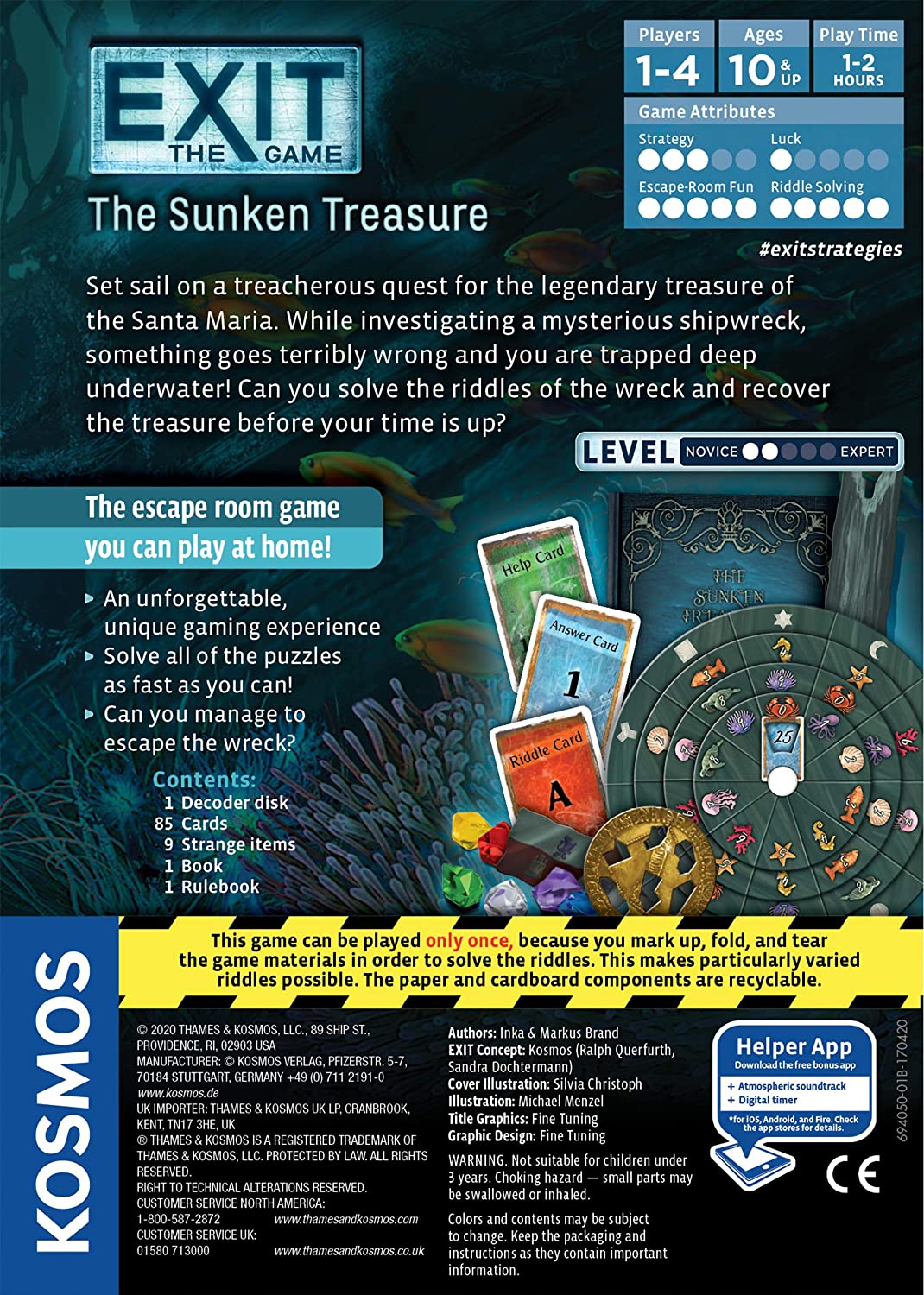 Exit The Sunken Treasure by Thames Kosmos 1